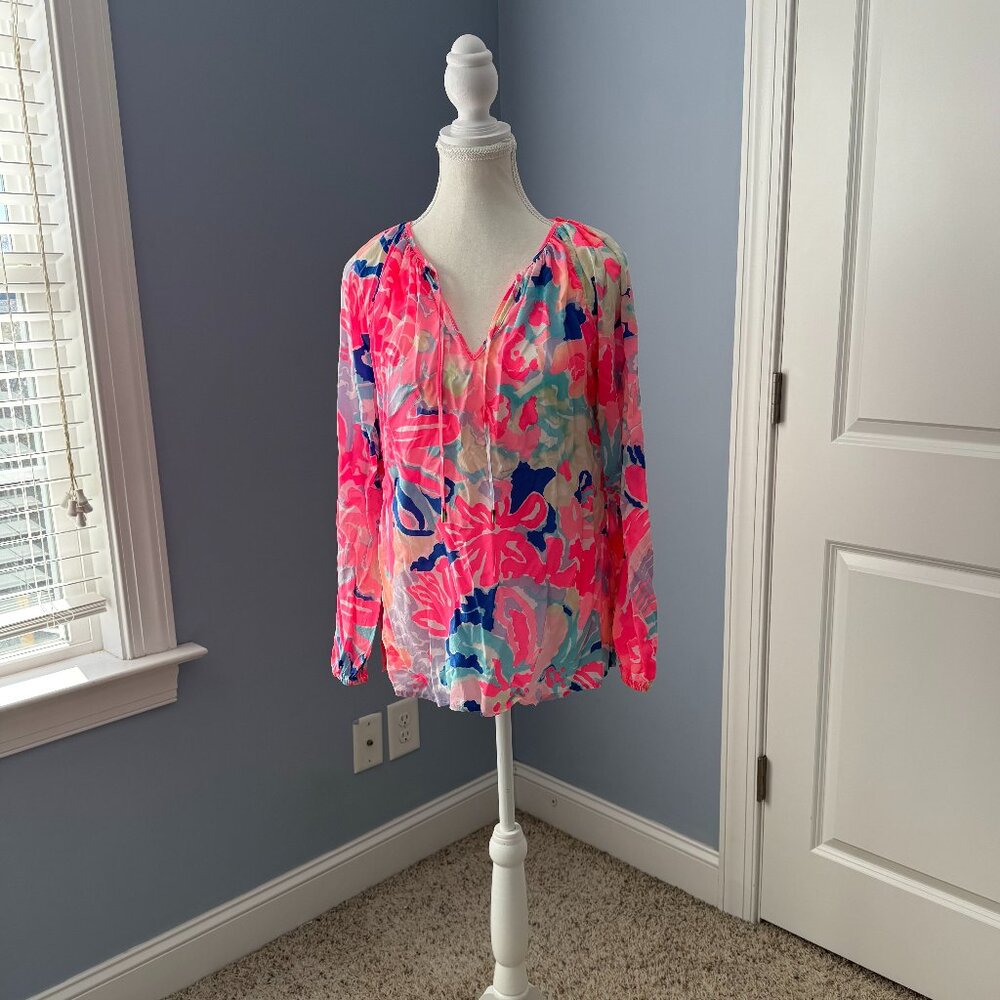 Lilly Pulitzer Willa Top in Playa Hermosa Size S